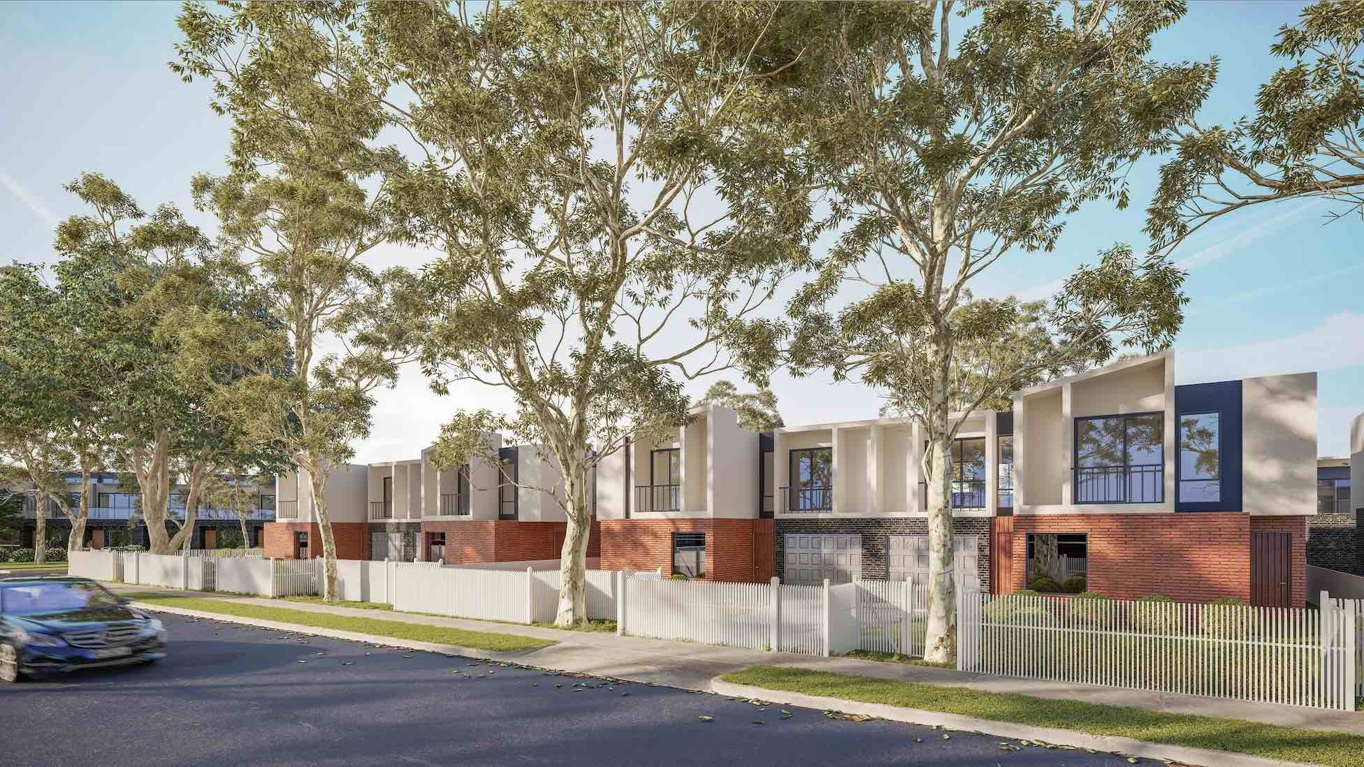 Centralis Estate - Mulgrave Streetscape Render