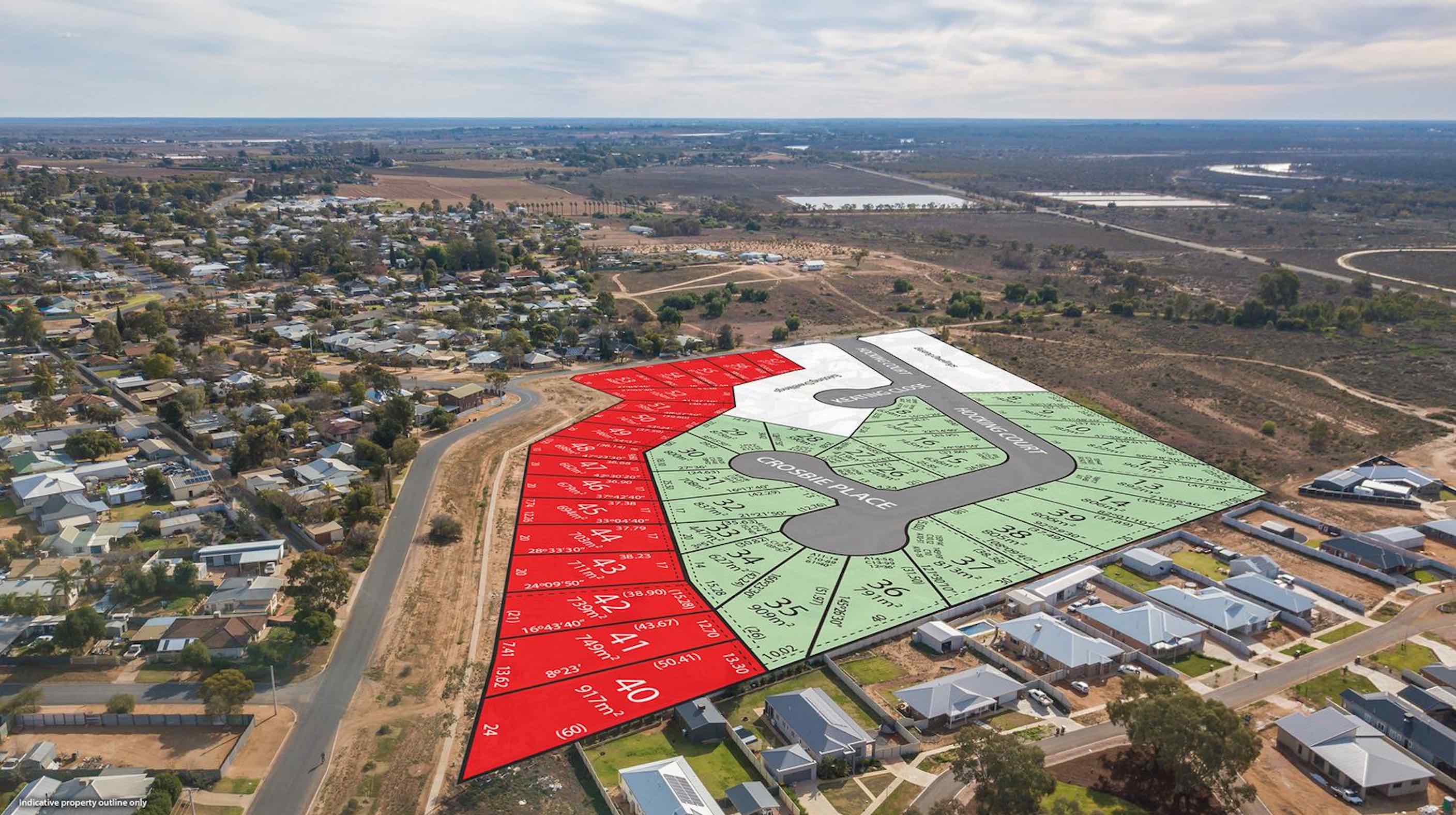 Chaffey Estate - Merbein Aerial