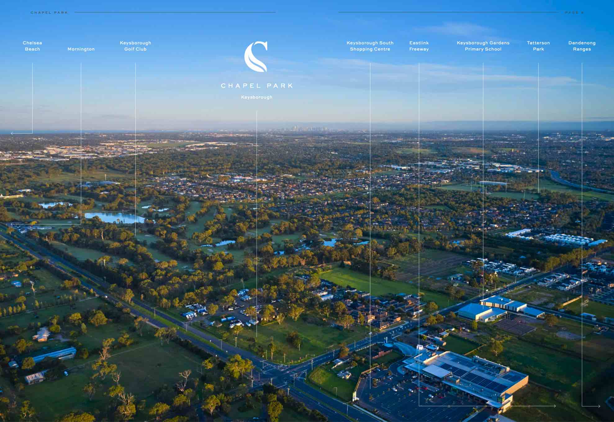 Chapel Park Estate - Keysborough Aerial