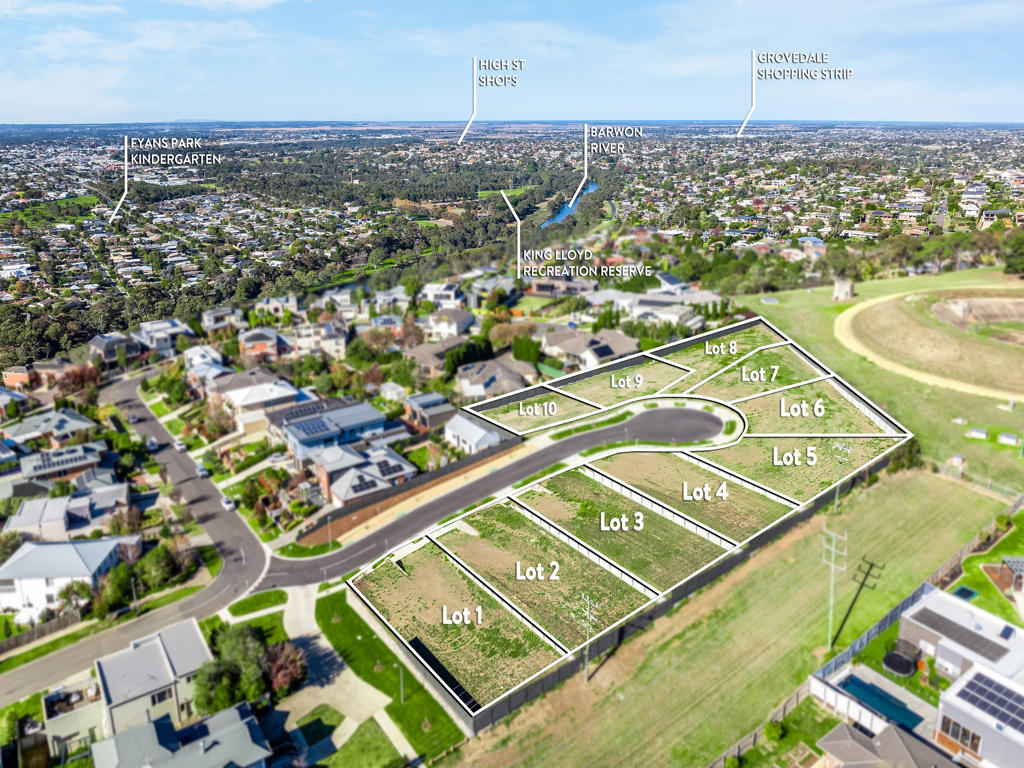 Charlotte Rise Estate - Highton Aerial