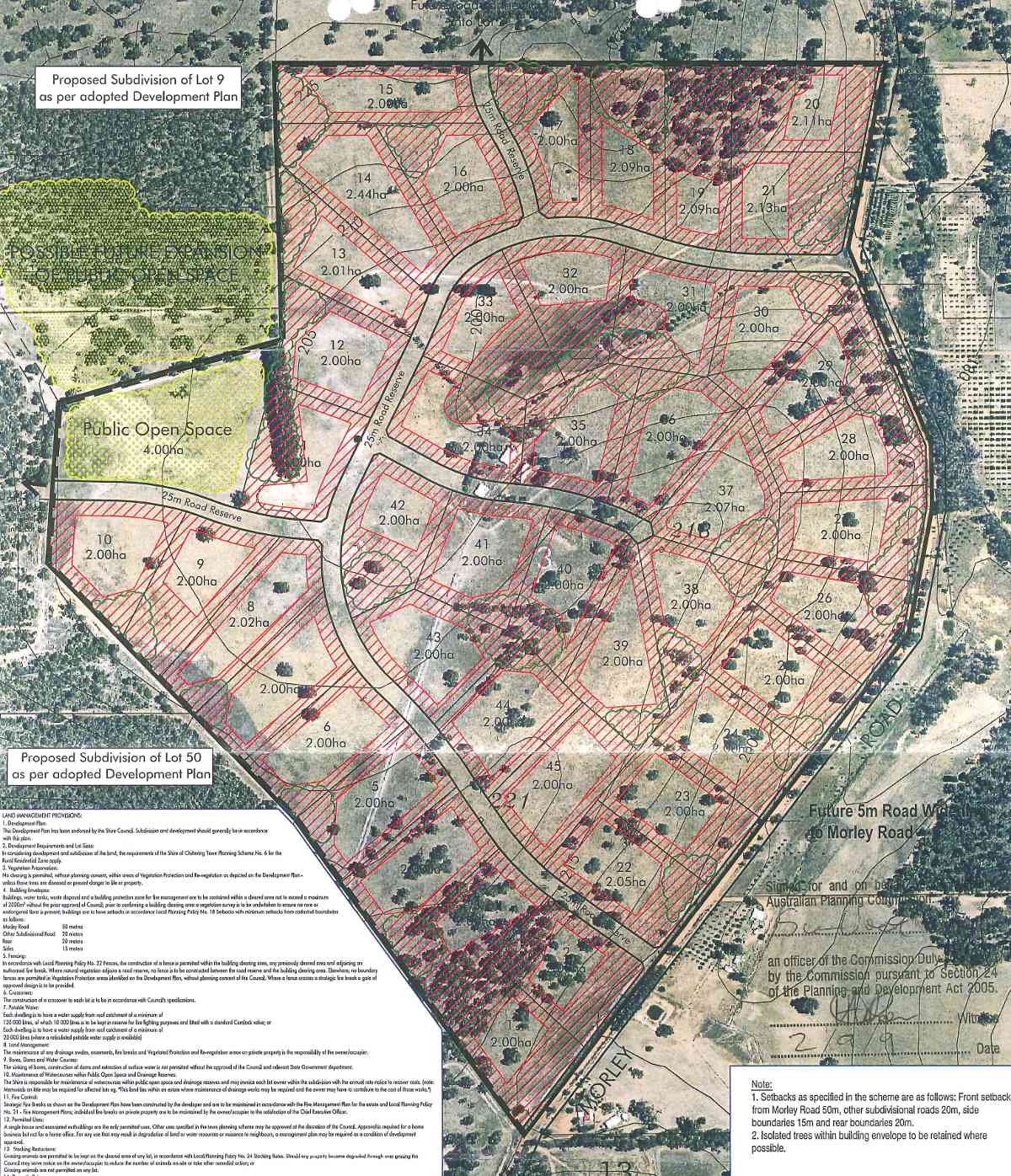 Chittering Retreat Estate - Lower Chittering Masterplan