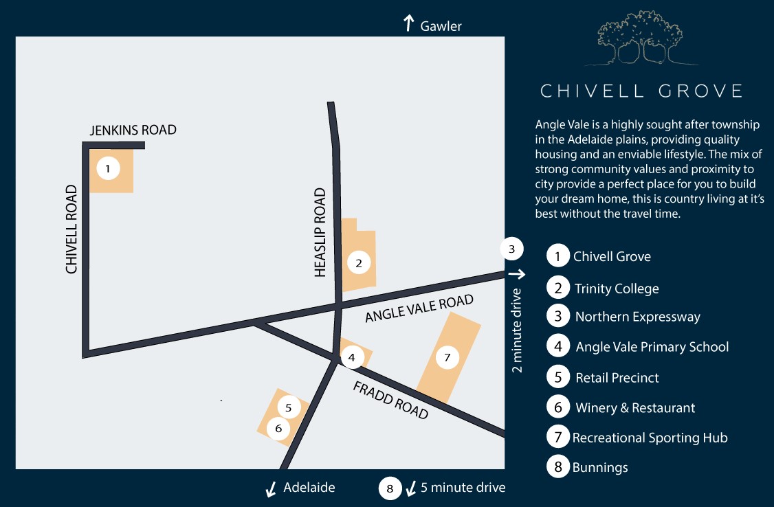 Chivell Grove Estate - Angle Vale Location