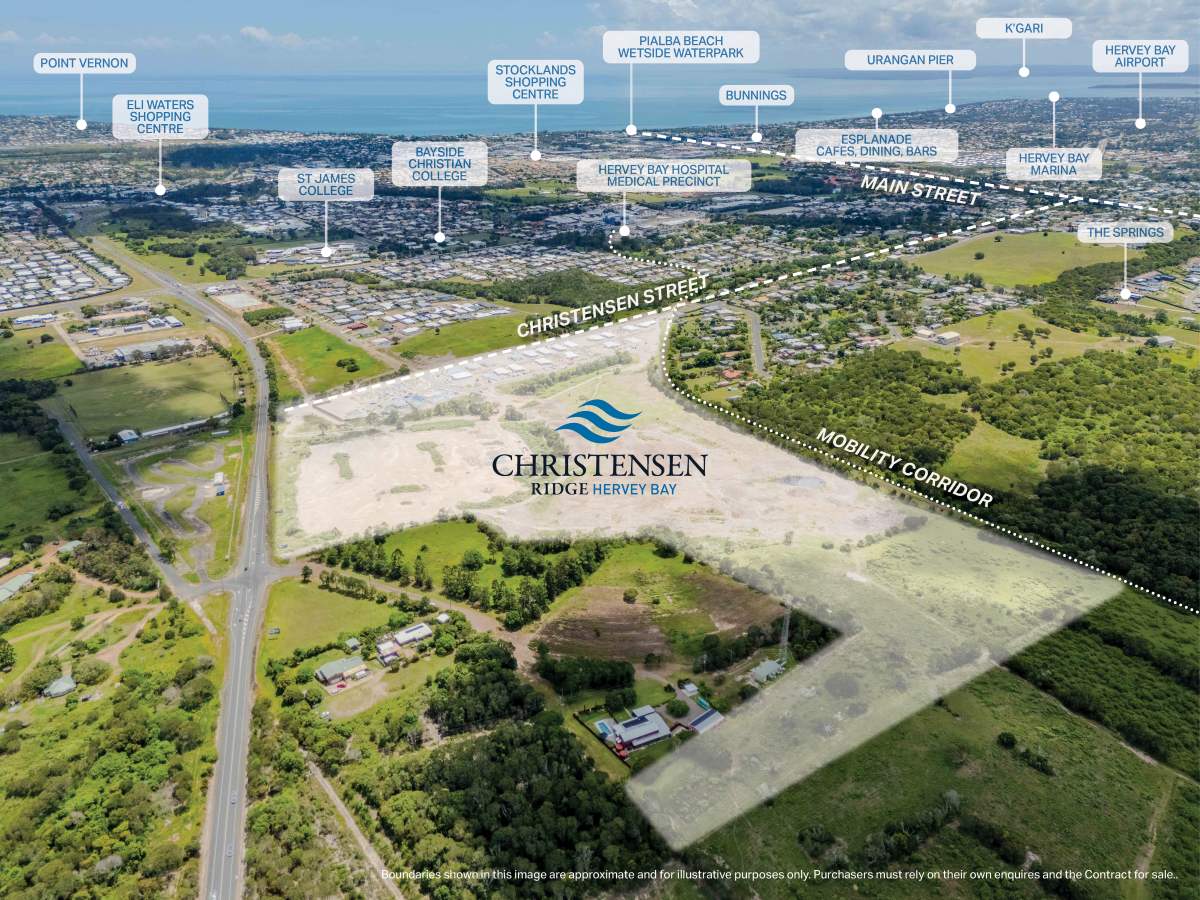 Christensen Ridge Estate - Nikenbah Location Map