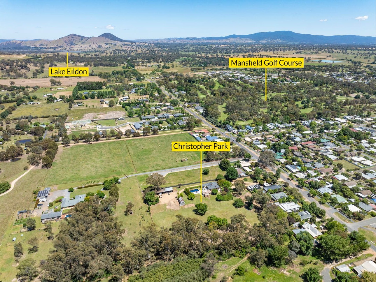 Christopher Park Estate - Mansfield Aerial