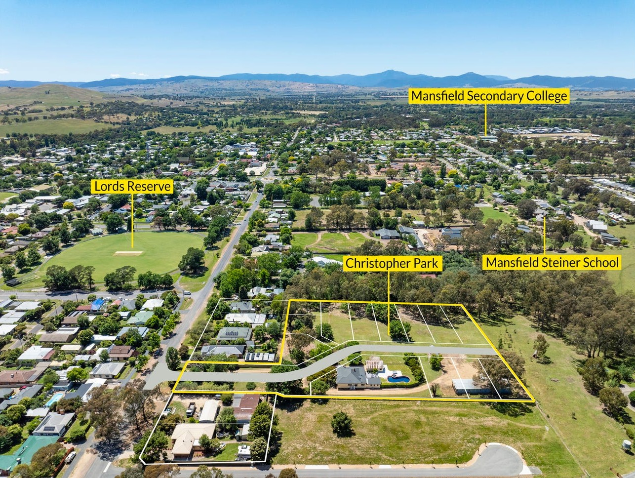 Christopher Park Estate - Mansfield Aerial