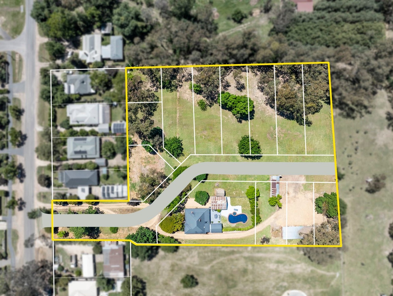 Christopher Park Estate - Mansfield Aerial