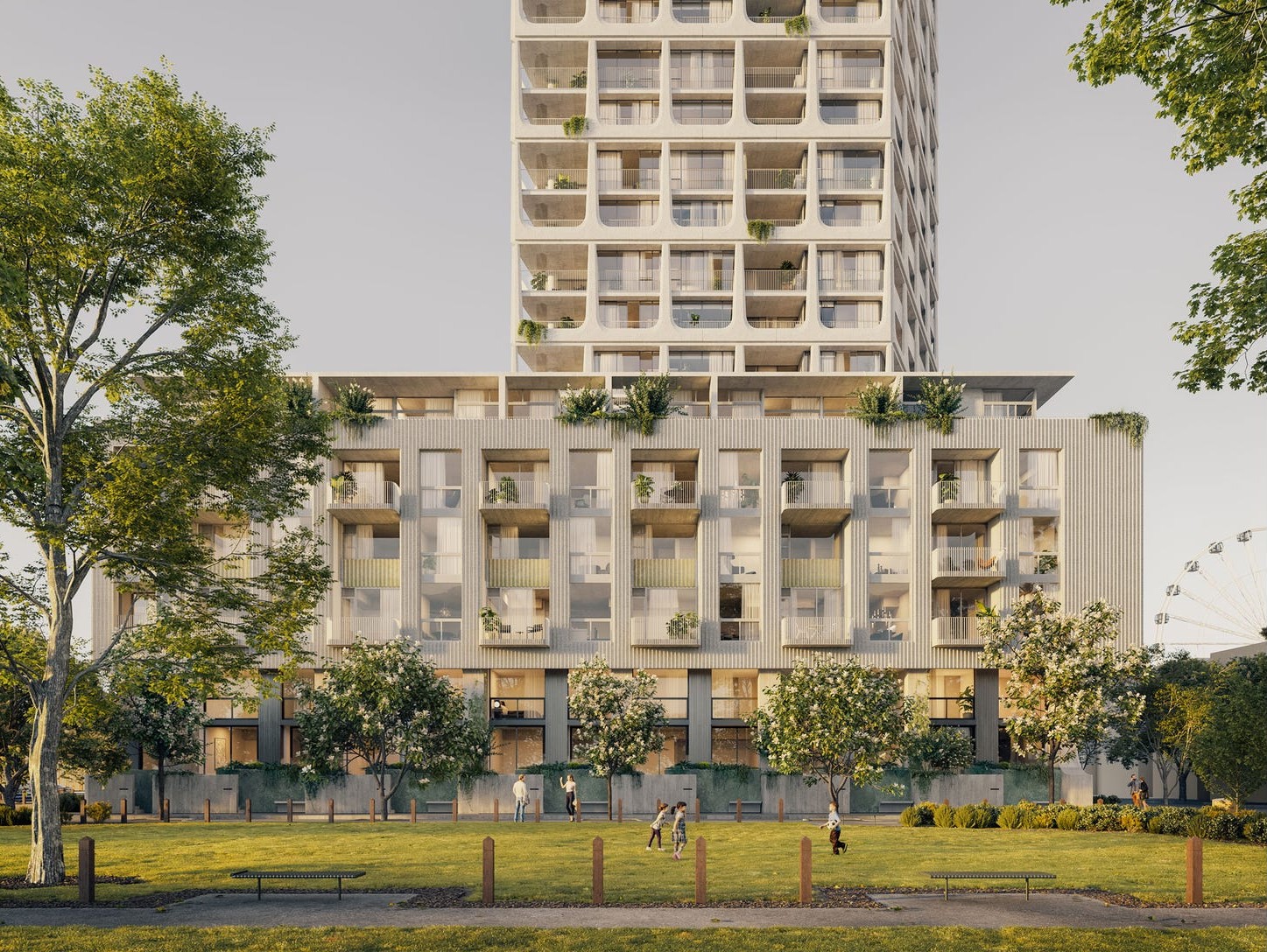 Circa NewQuay Estate - Docklands Render