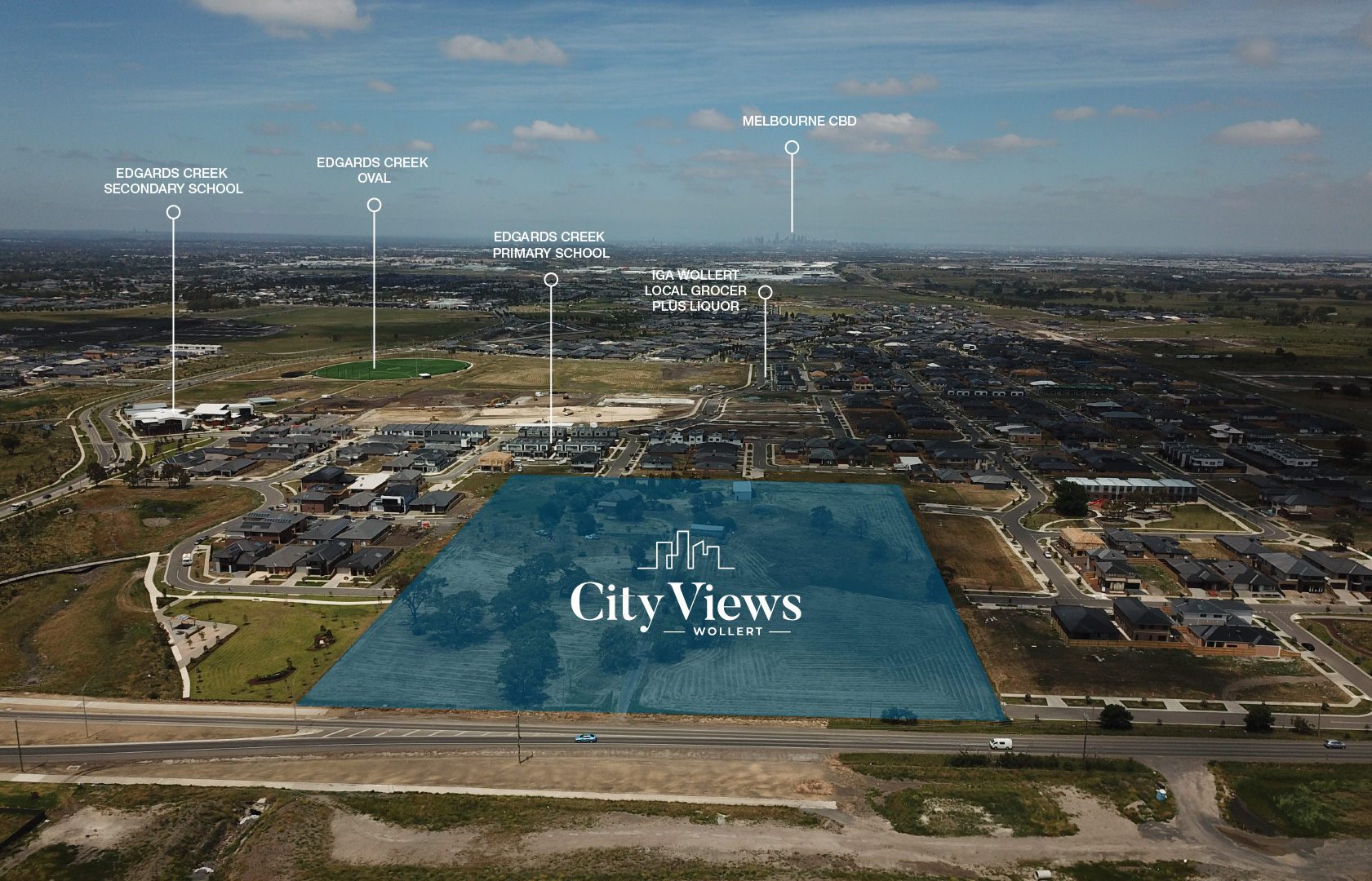 City Views Estate - Wollert Aerial