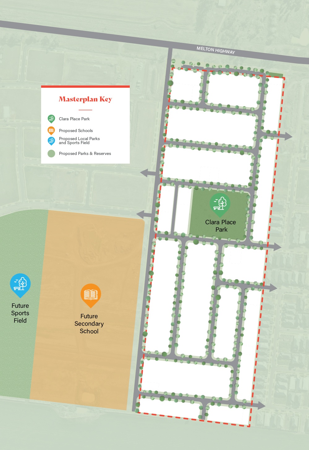 Clara Place Estate - Fraser Ri Masterplan