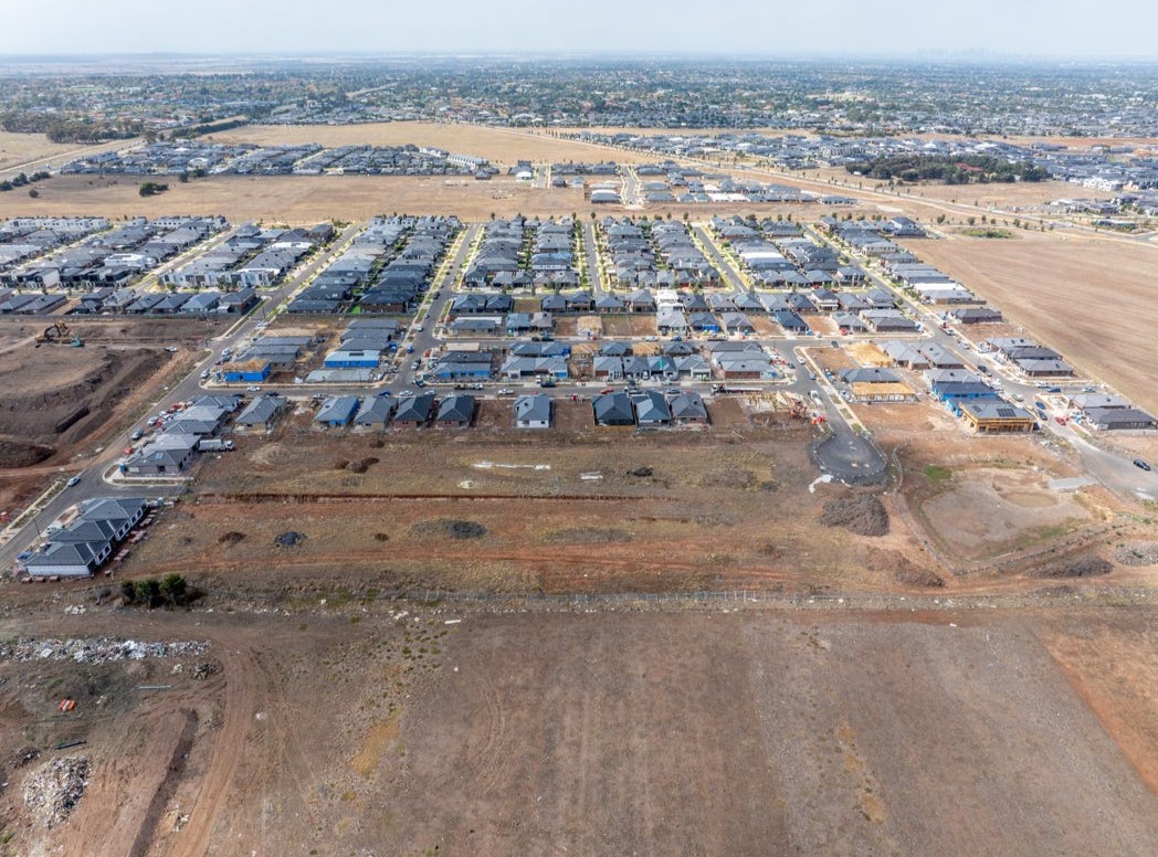 Clara Place Estate - Fraser Rise Aerial