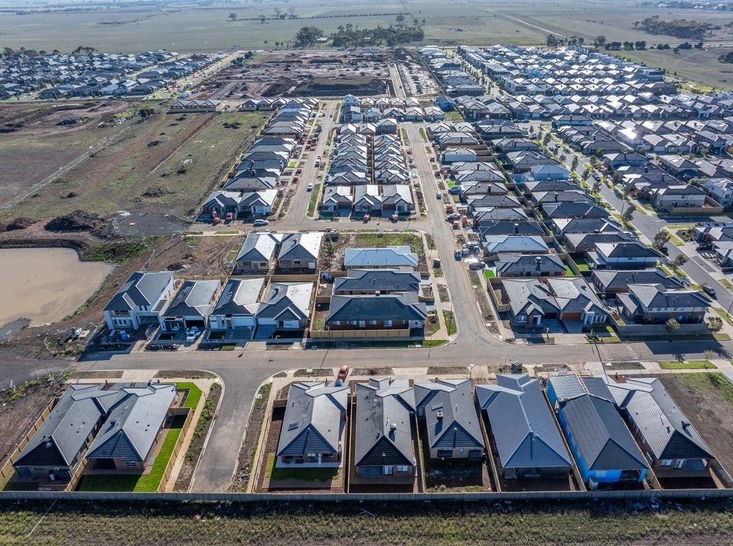 Clara Place Estate - Fraser Rise Aerial