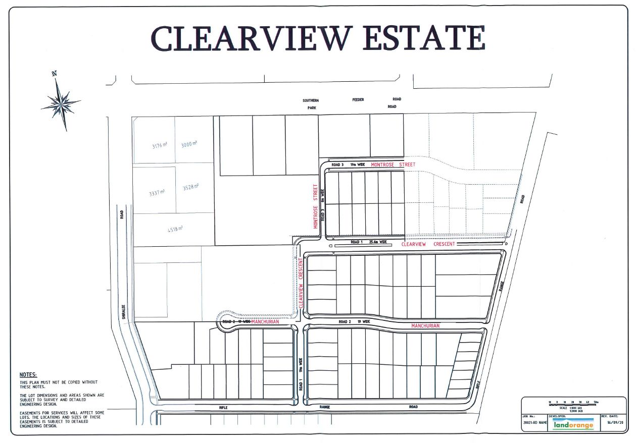 Clearview Estate - Orange Master Plan