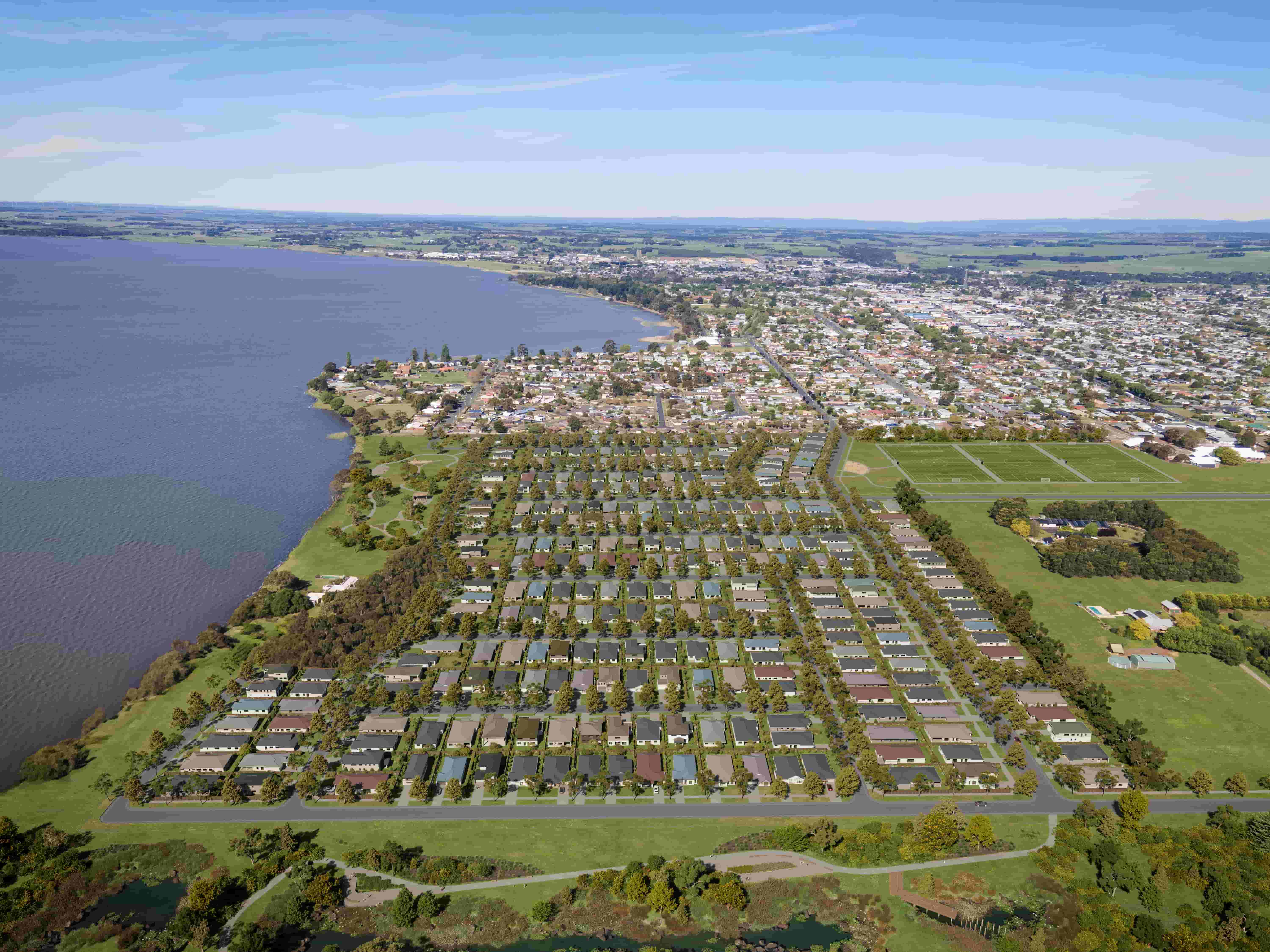 Clearwater Estate - Colac Render