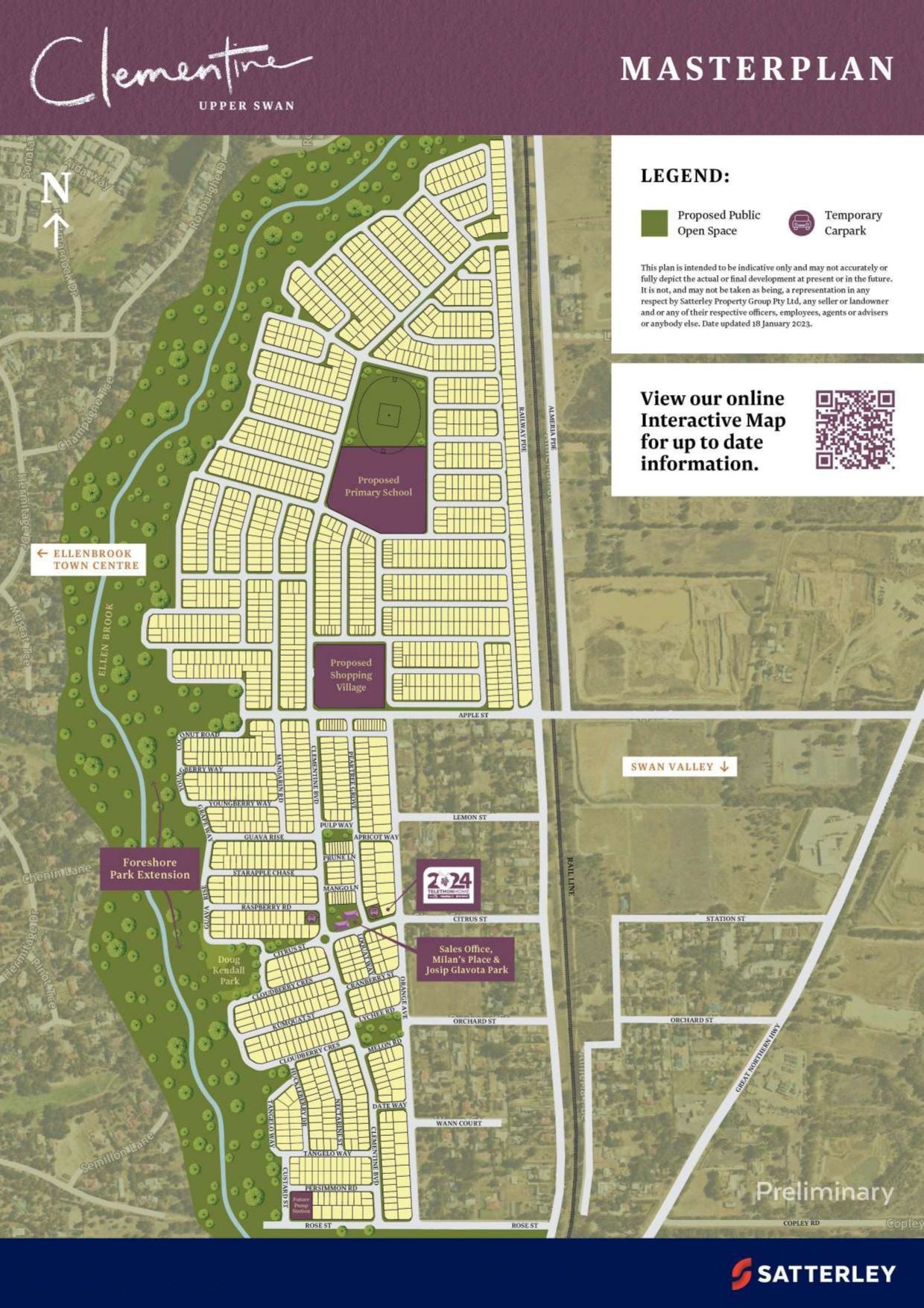 Clementine Estate - Upper Sw Masterplan