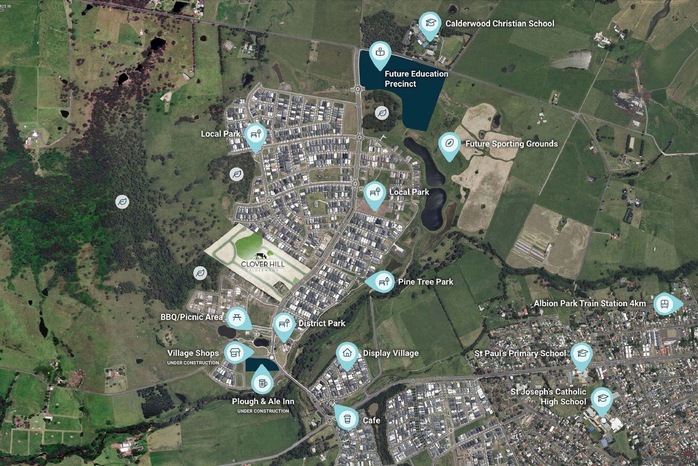 Clover Hill Estate - Calderwood Aerial
