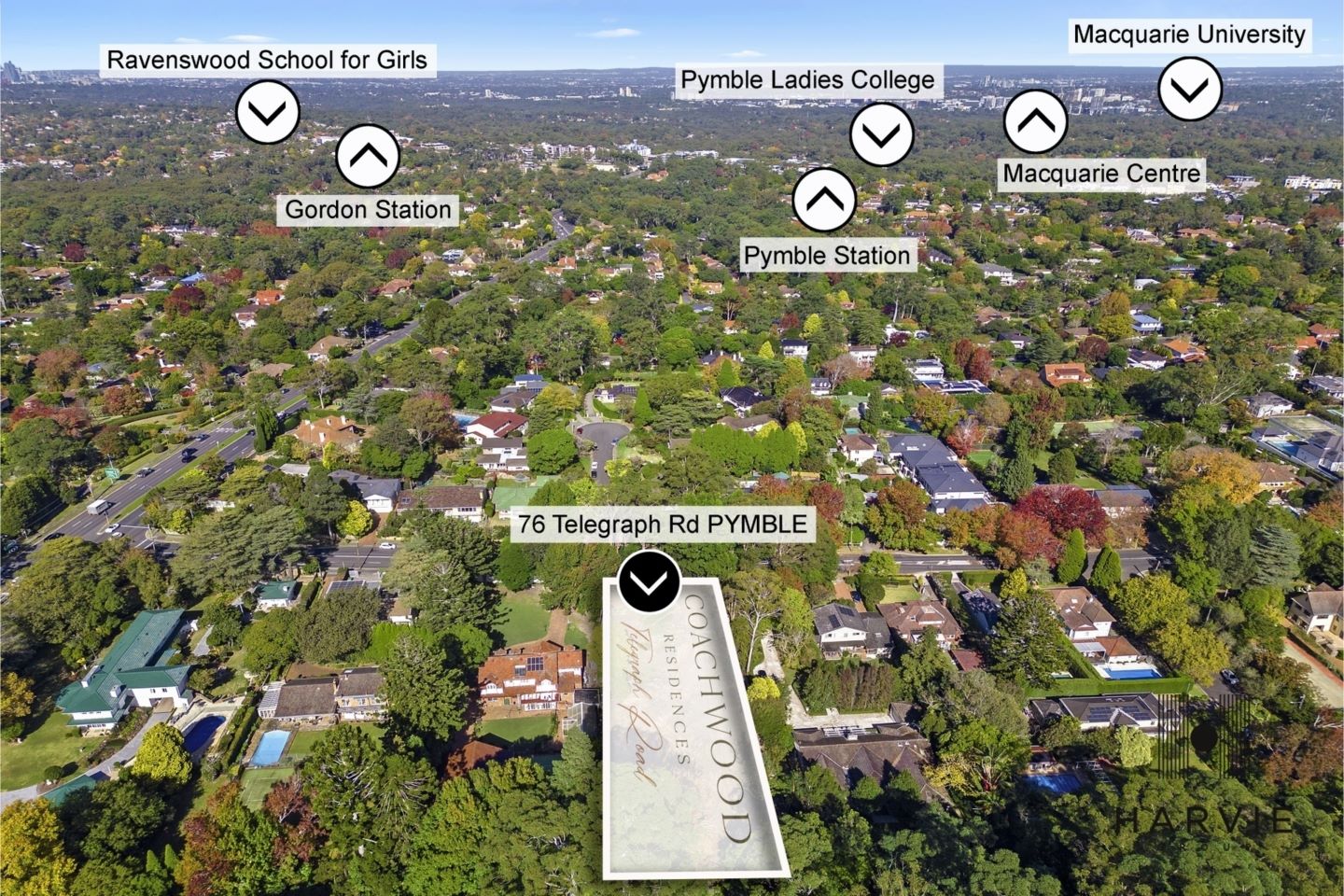 Coachwood Residences - Pymble Aerial