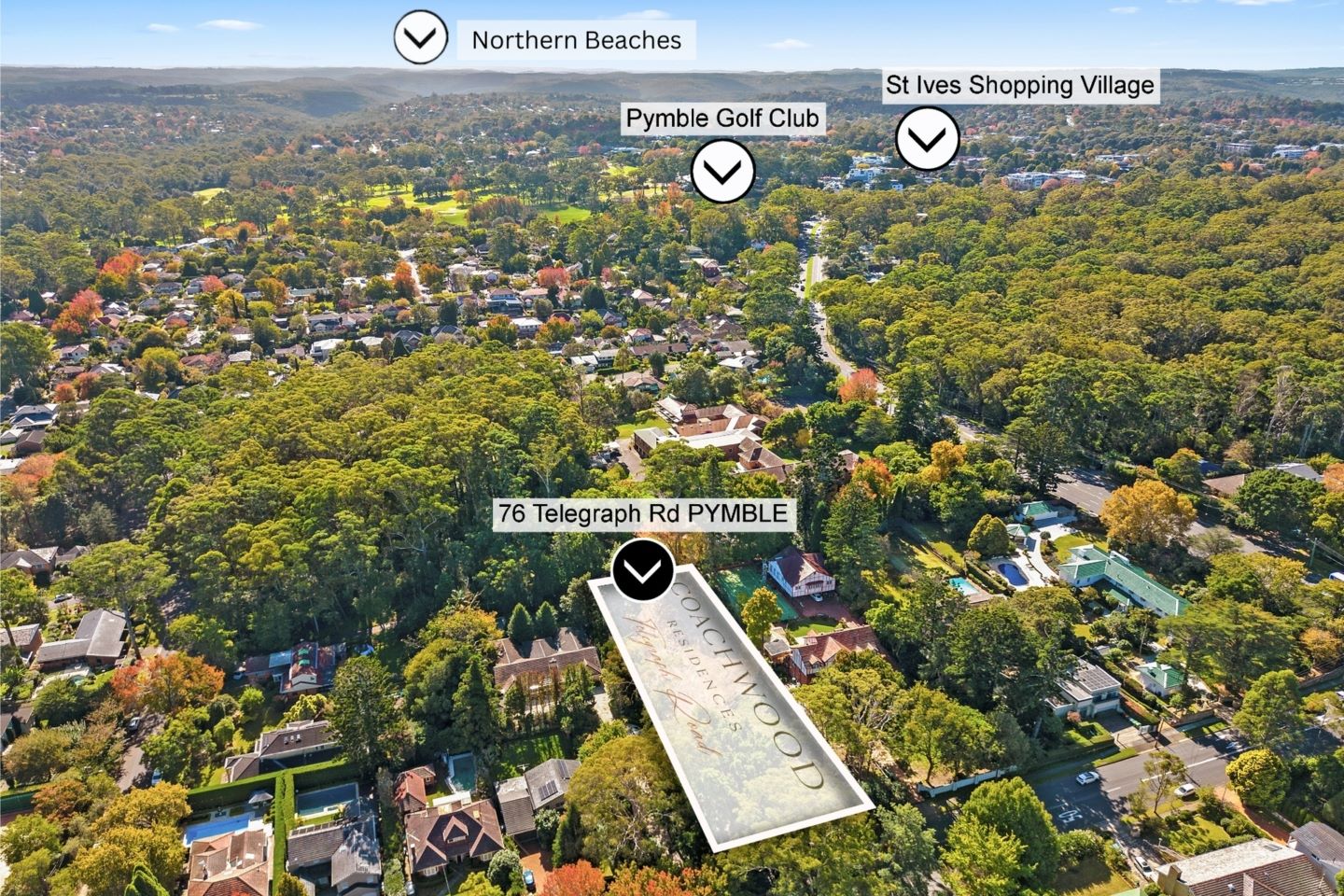 Coachwood Residences - Pymble Aerial