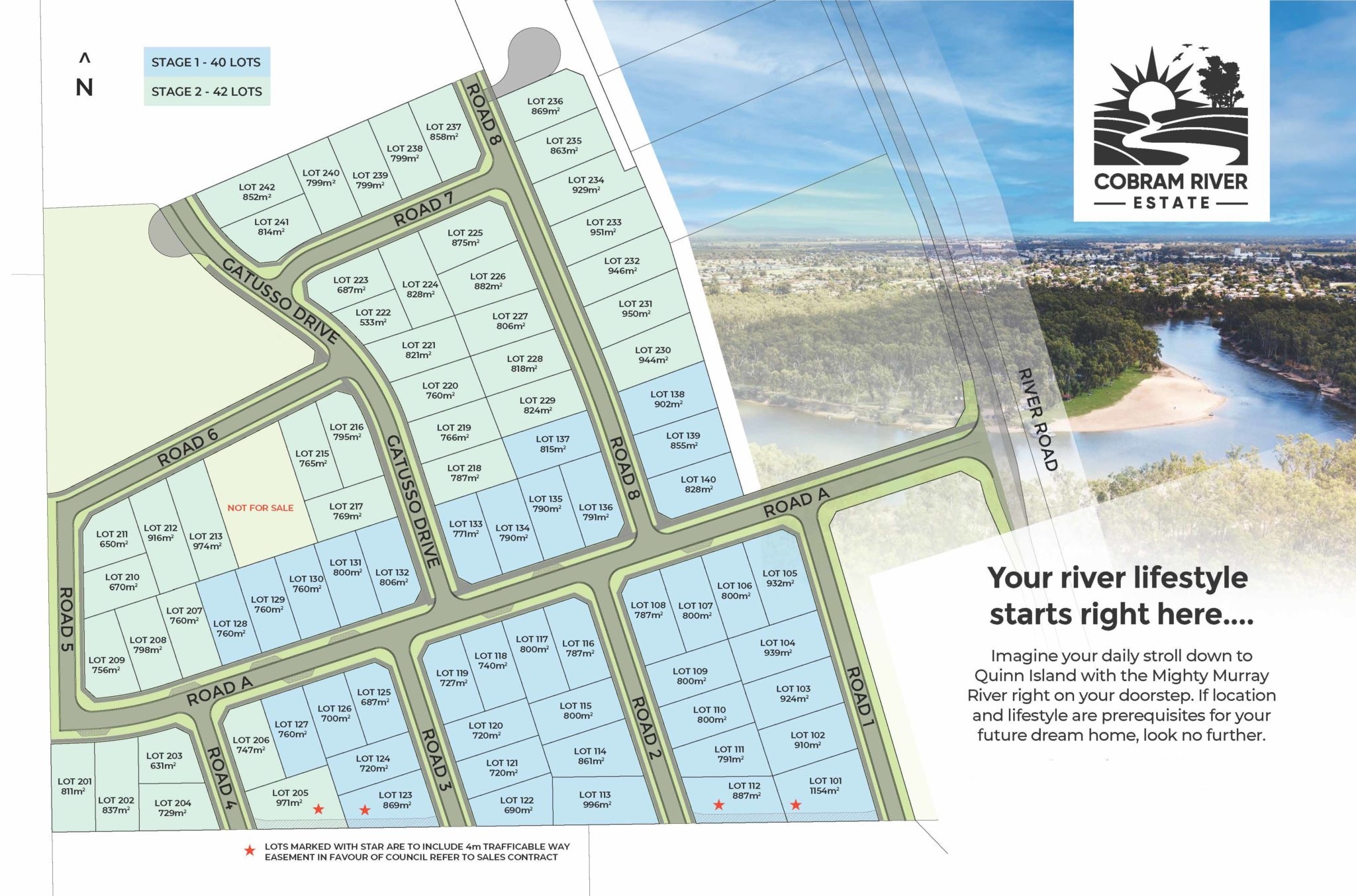 Cobram River Estate - Cobram Release Map
