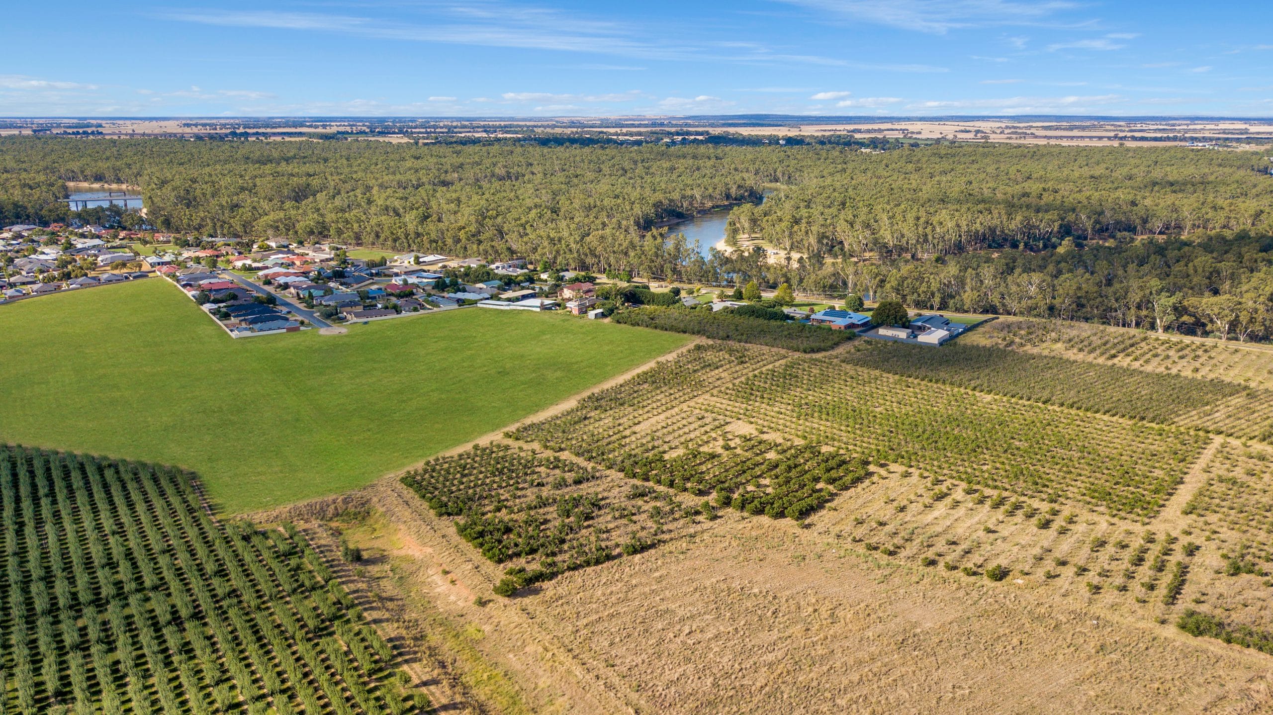 Cobram River Estate - Cobram Aerial