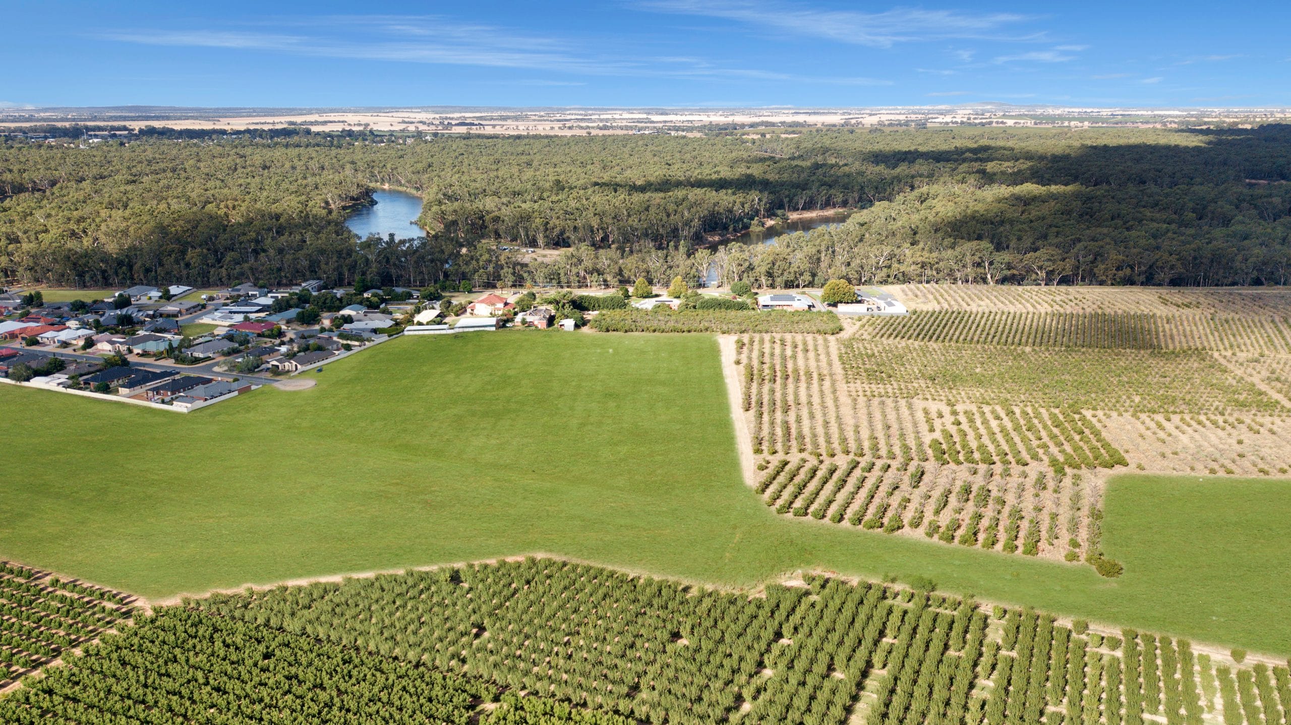 Cobram River Estate - Cobram Aerial