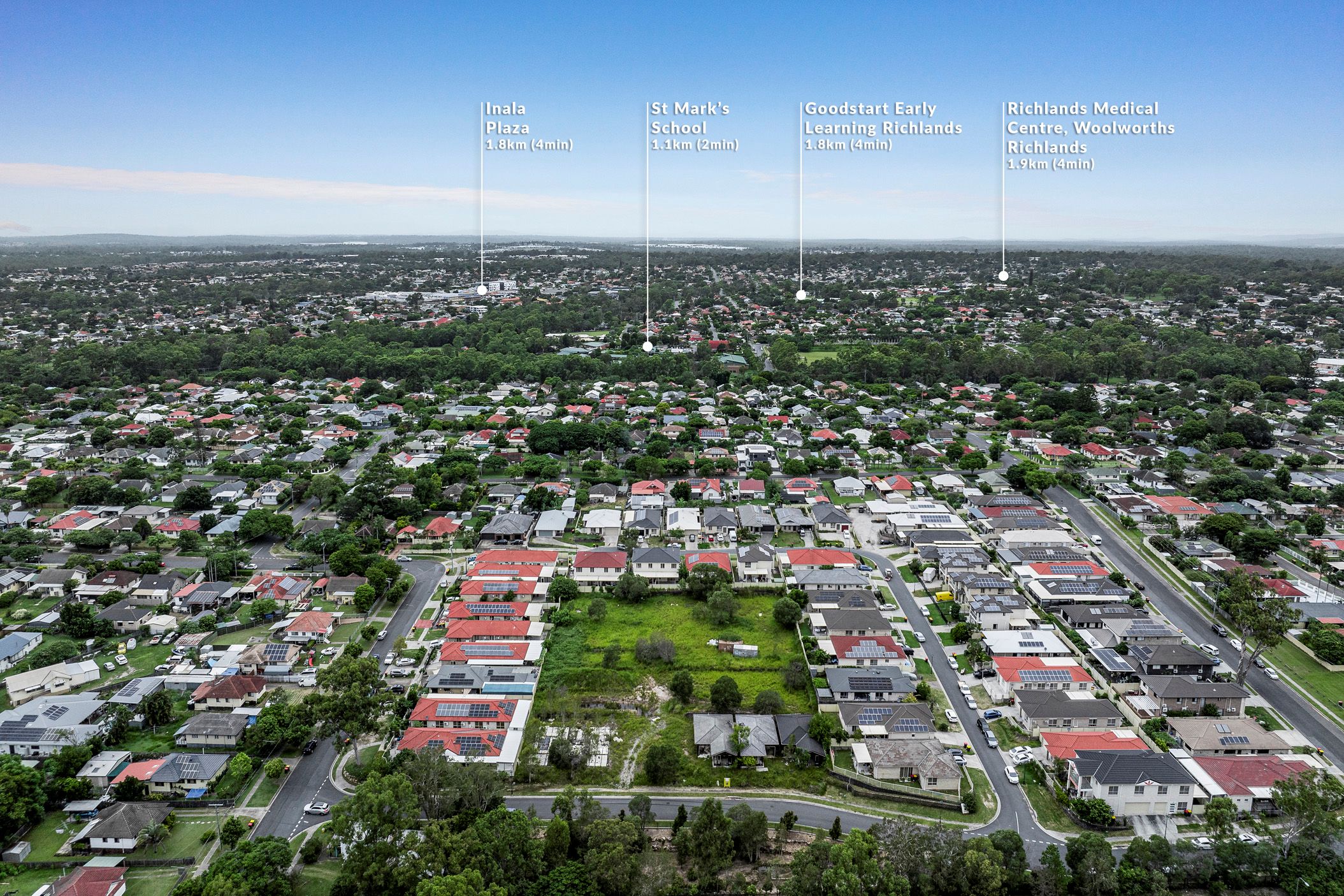 Coin Tree Estate - Inala Aerial