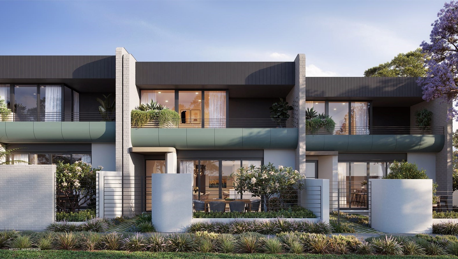 Como Terrace Townhomes - Como Render