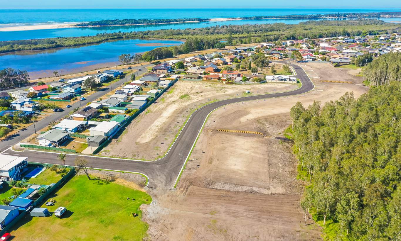 Complete by McDonald Jones at Bluewater Estate - Harrington Aerial