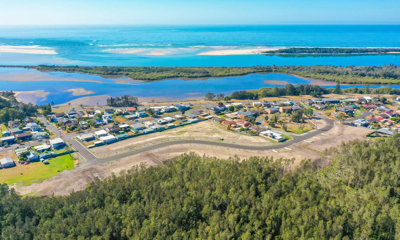 Complete by McDonald Jones at Bluewater Estate - Harrington Aerial