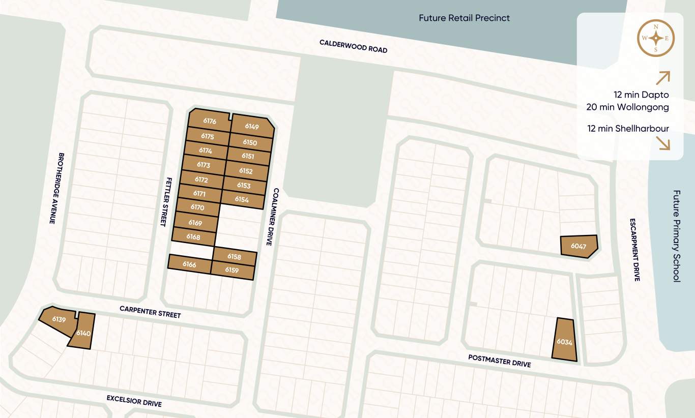 Complete by McDonald Jones at Calderwood Valley - Calderwood Masterplan