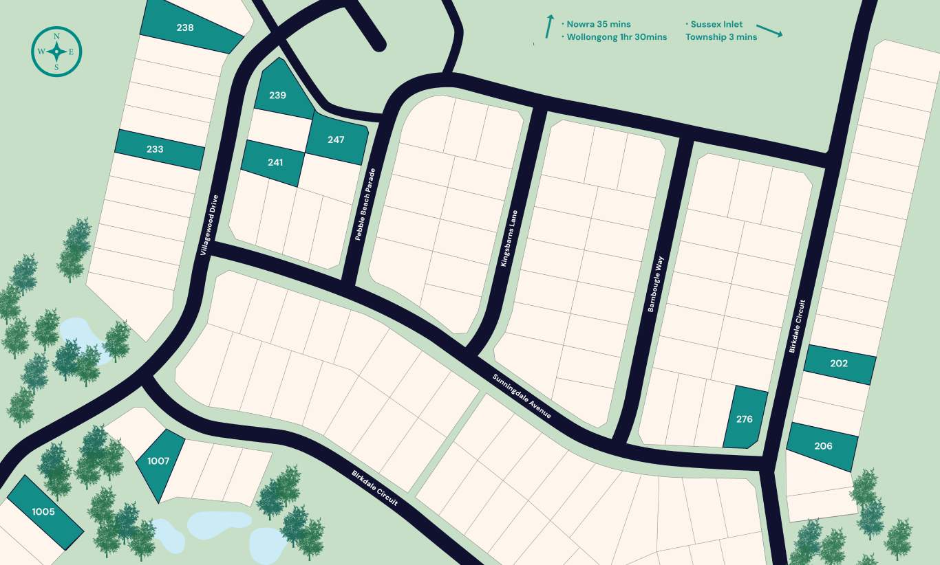 Complete by McDonald Jones at Sussex Inlet Golf Village - Sussex Inlet Masterplan