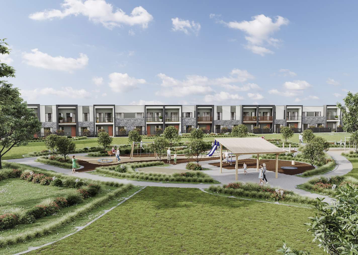 Conroy's Green Estate in Ballarat - Winter Valley Render