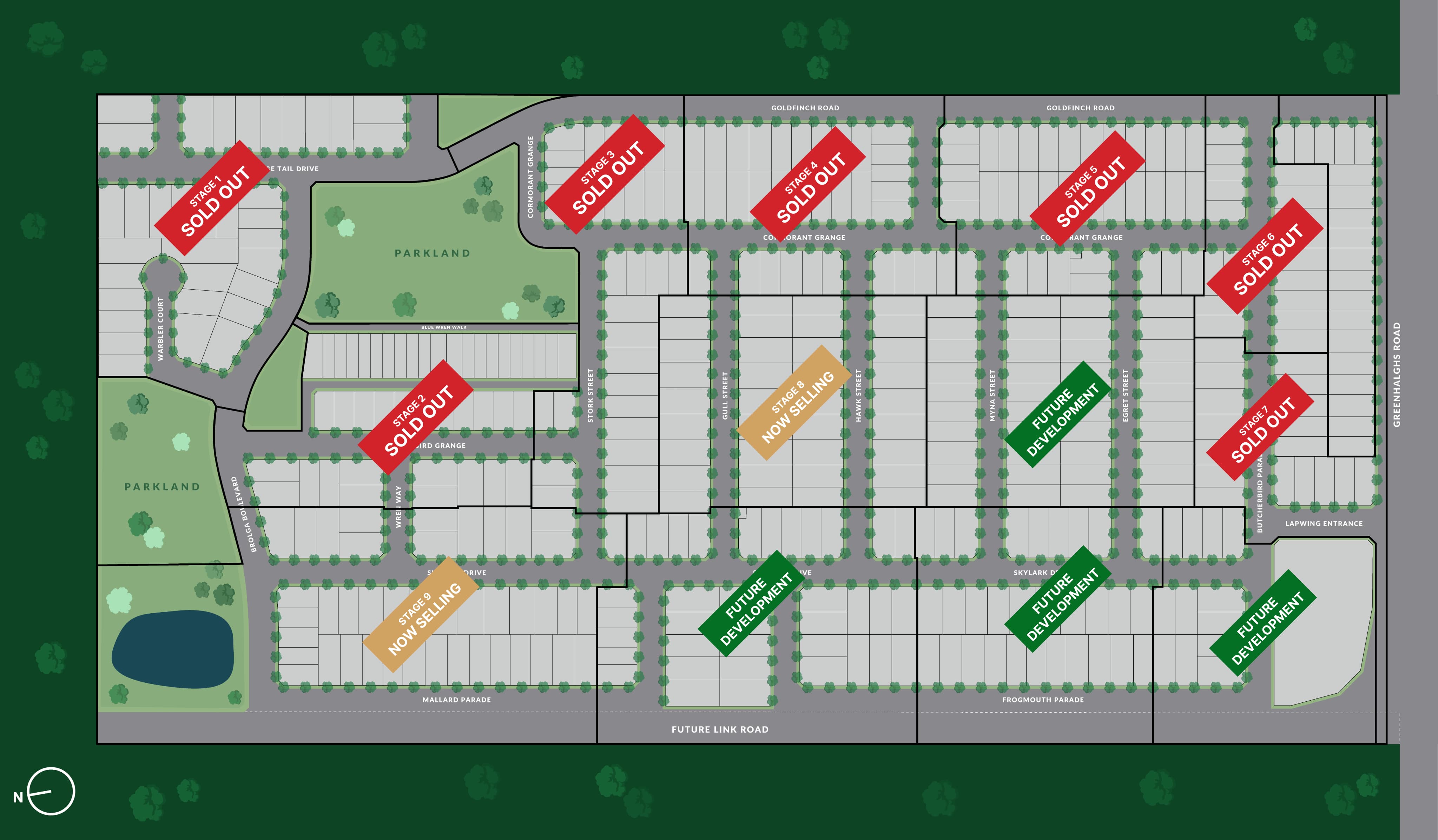 Conroy's Green Estate in Ballarat - Winter Valley Masterplan