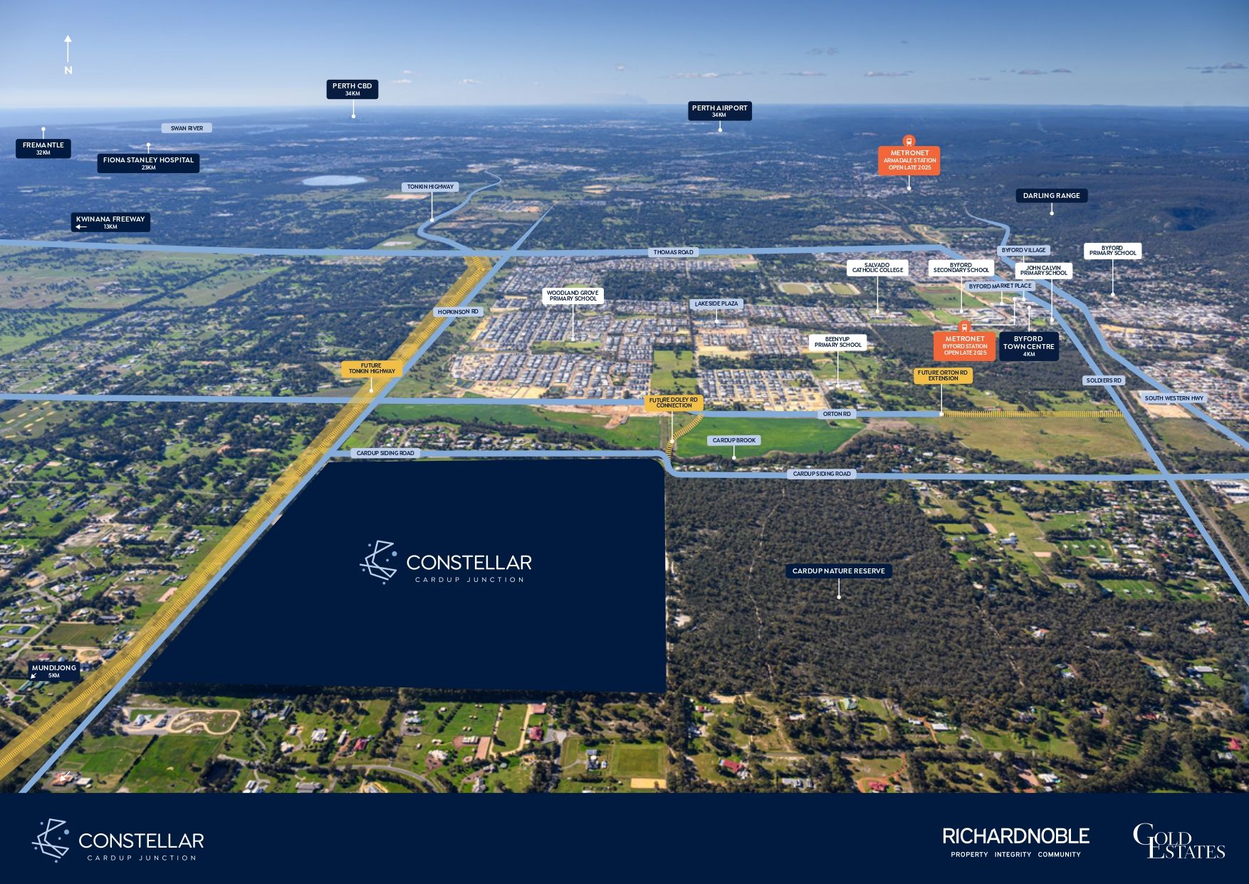 Constellar Estate - Cardup Aerial