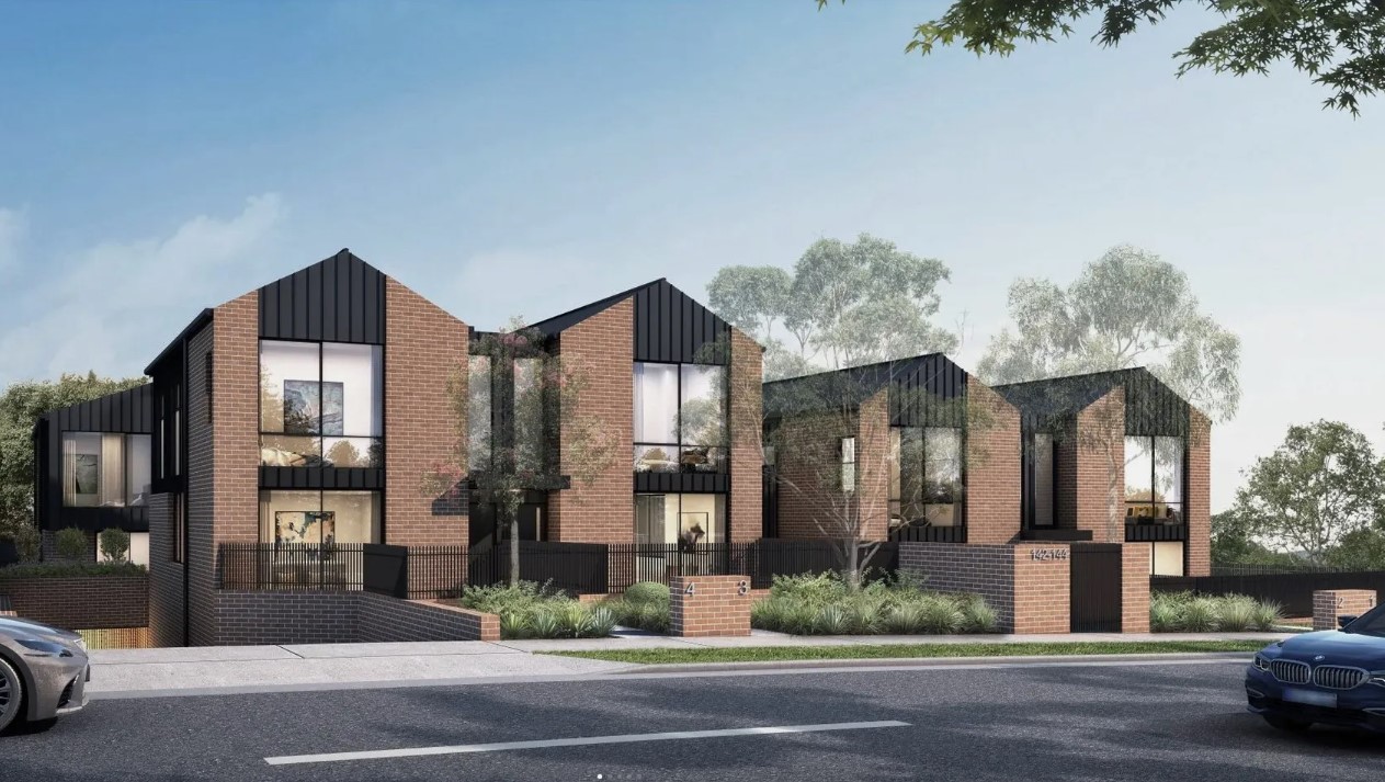 Cooper Townhouses - Camberwell Render