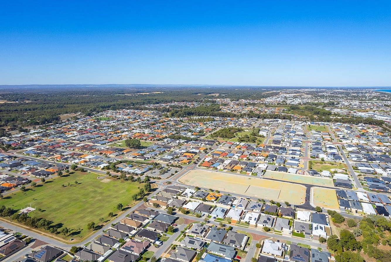 Corner Surf Drive - Springdale Boulevard - Secret Harbour Aerial