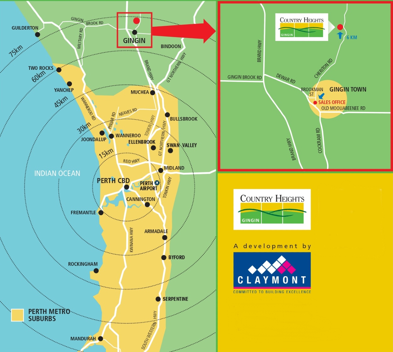 Country Heights Estate - Ginginup Location