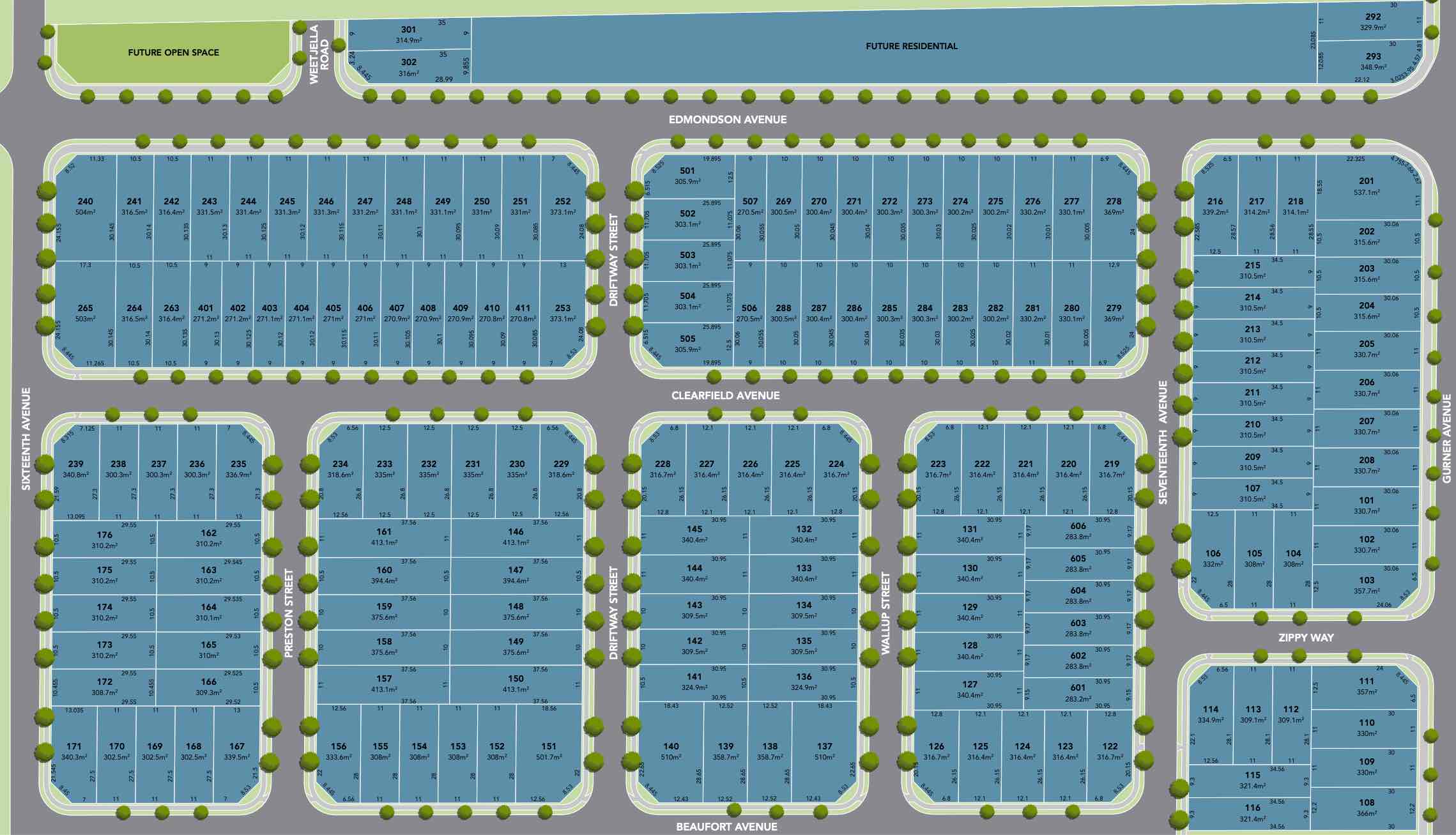 Cow Pasture Estate - Austral Masterplan