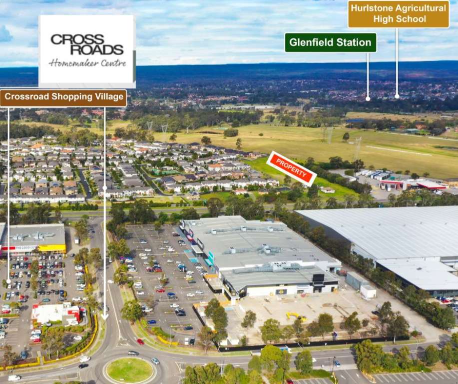 Cross Road Estate - Glenfield Location Map