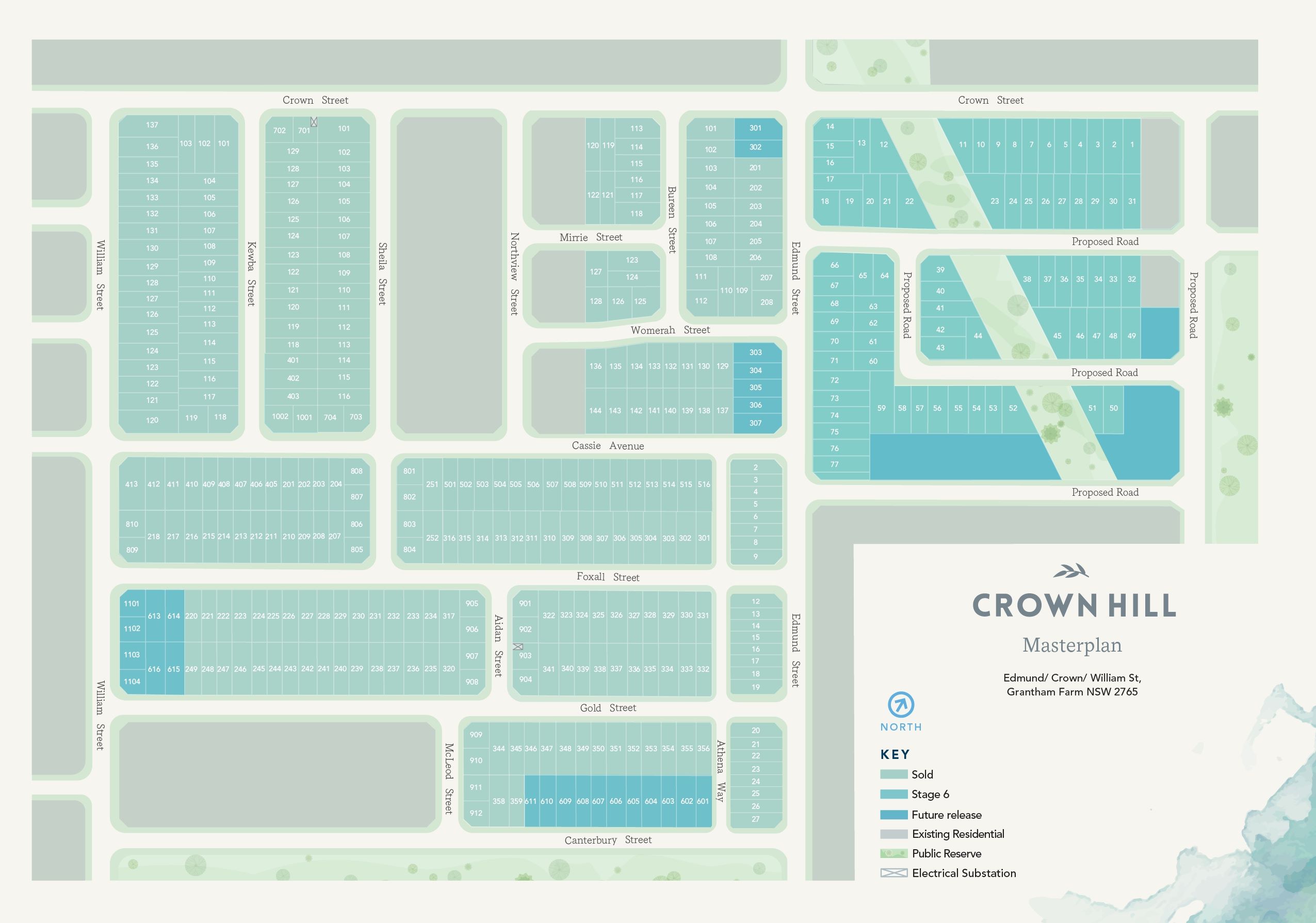 Crown Hill at Riverstone Estate - Grantham Farm Masterplan