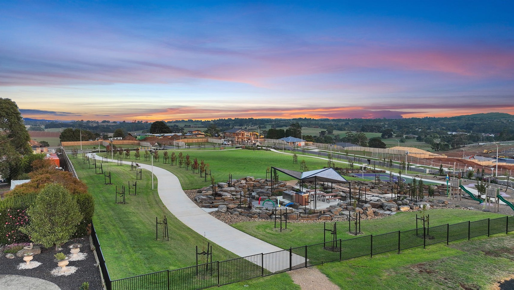 Crownlea Estate - Warragul Aerial