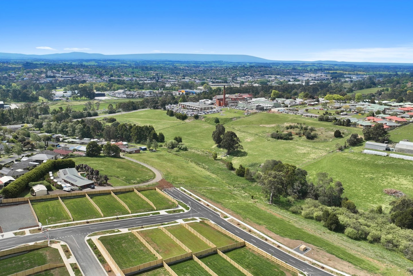 Crownlea Estate - Warragul Aerial