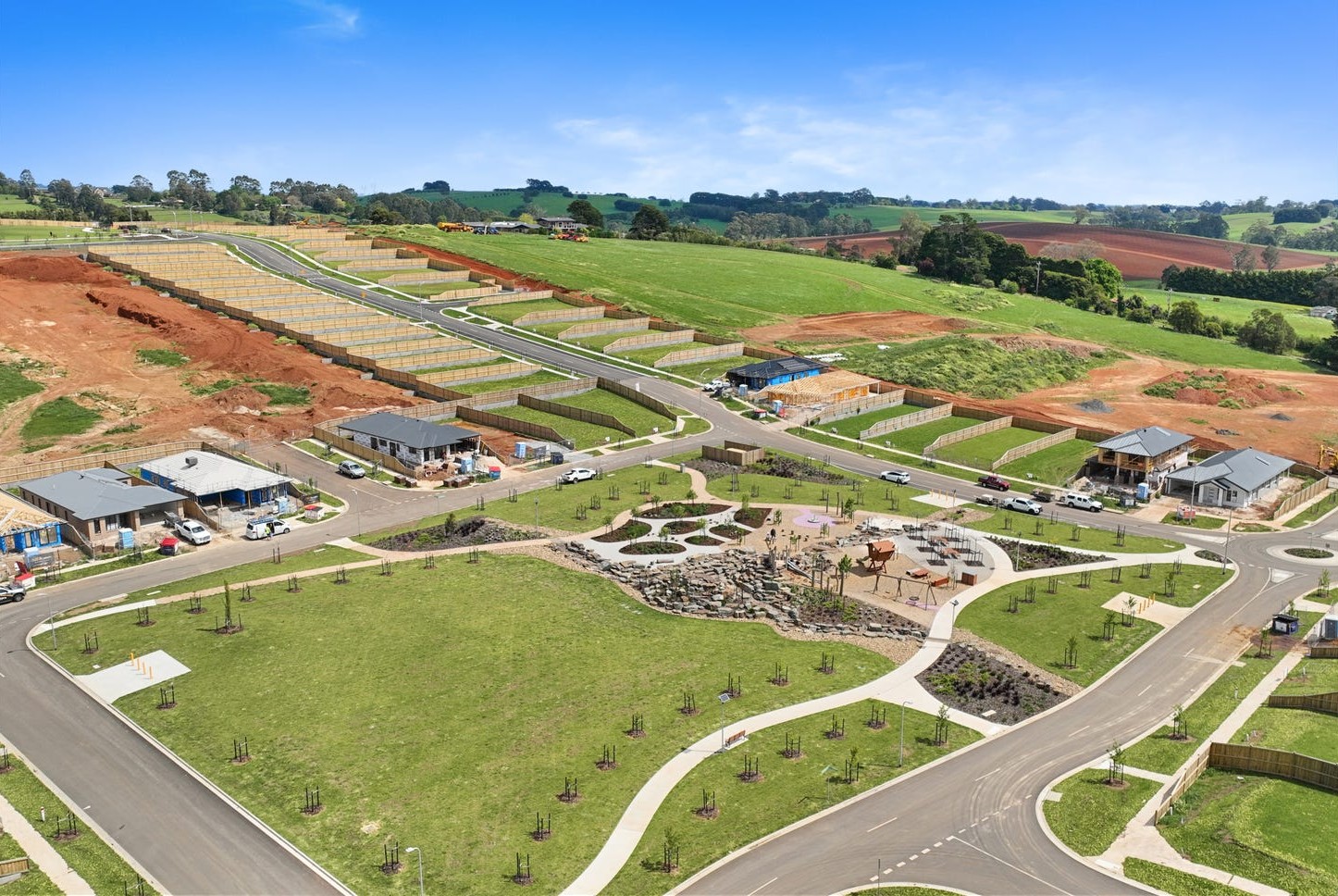 Crownlea Estate - Warragul Aerial
