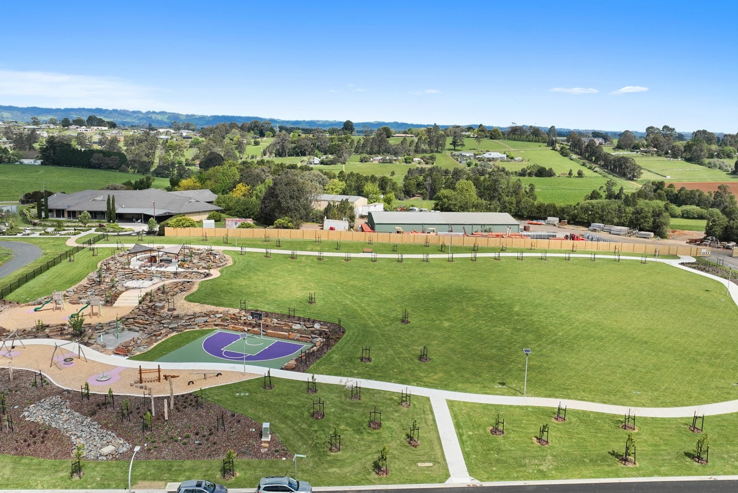 Crownlea Estate - Warragul Aerial