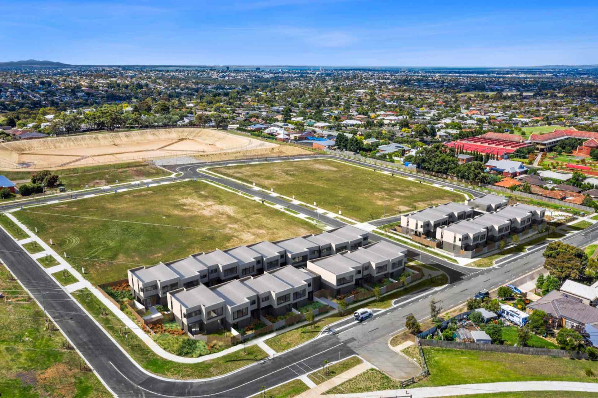 Cumulus Townhouses - Highton Aerial
