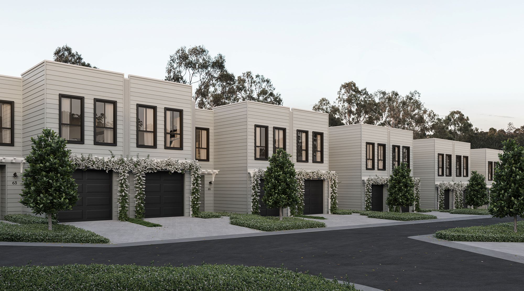 Dahlia Townhouses - Flinders View Render