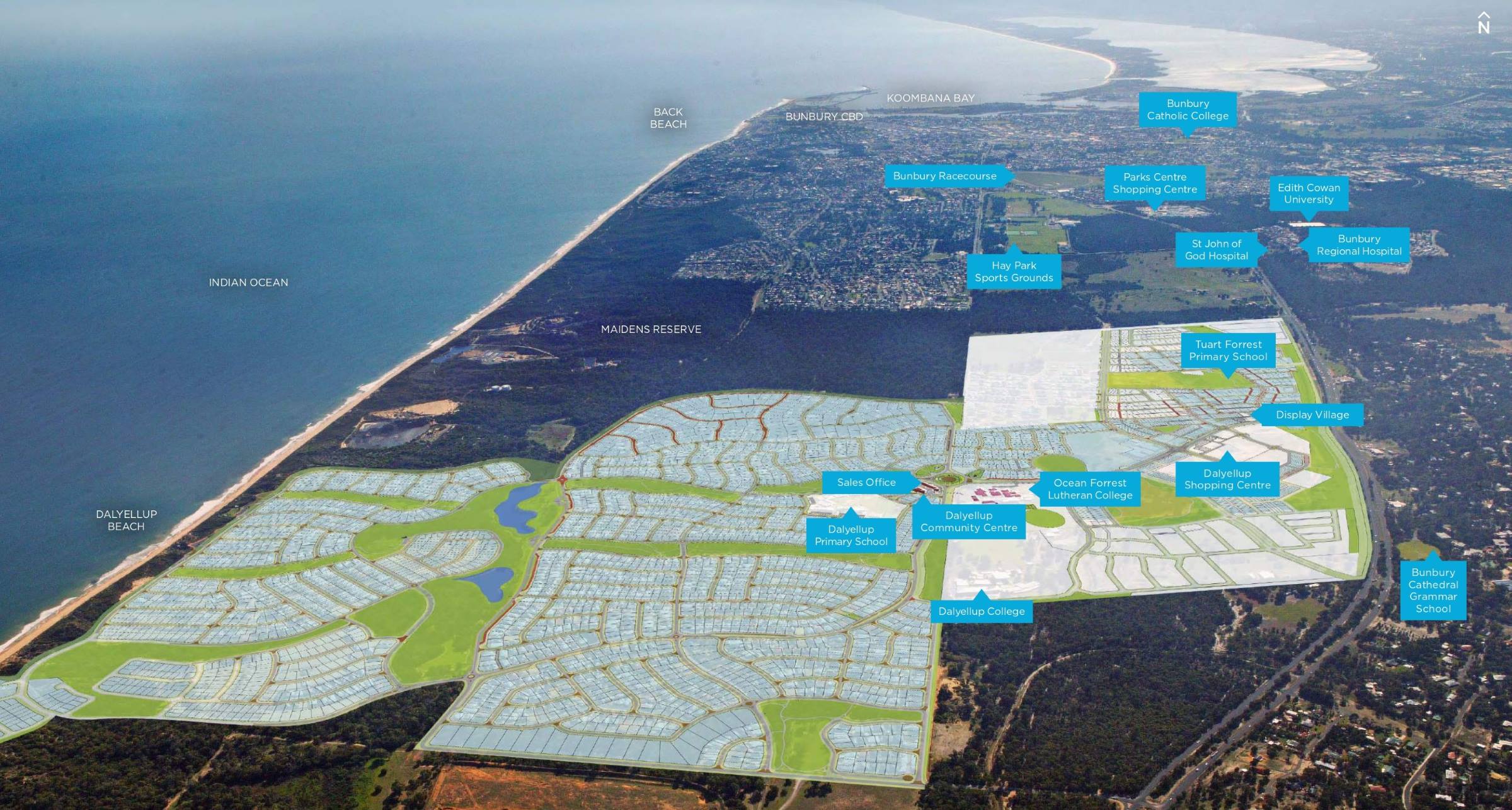 Dalyellup Beach Estate - Dalyellup Aerial