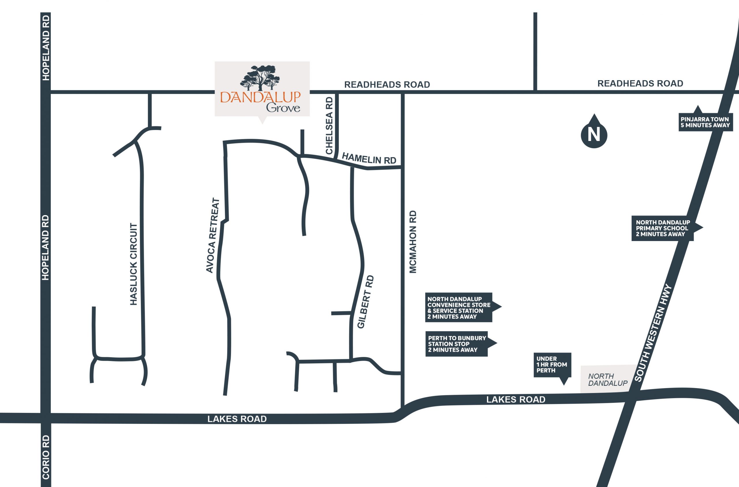 Dandalup Grove Estate - North Dandalup Location