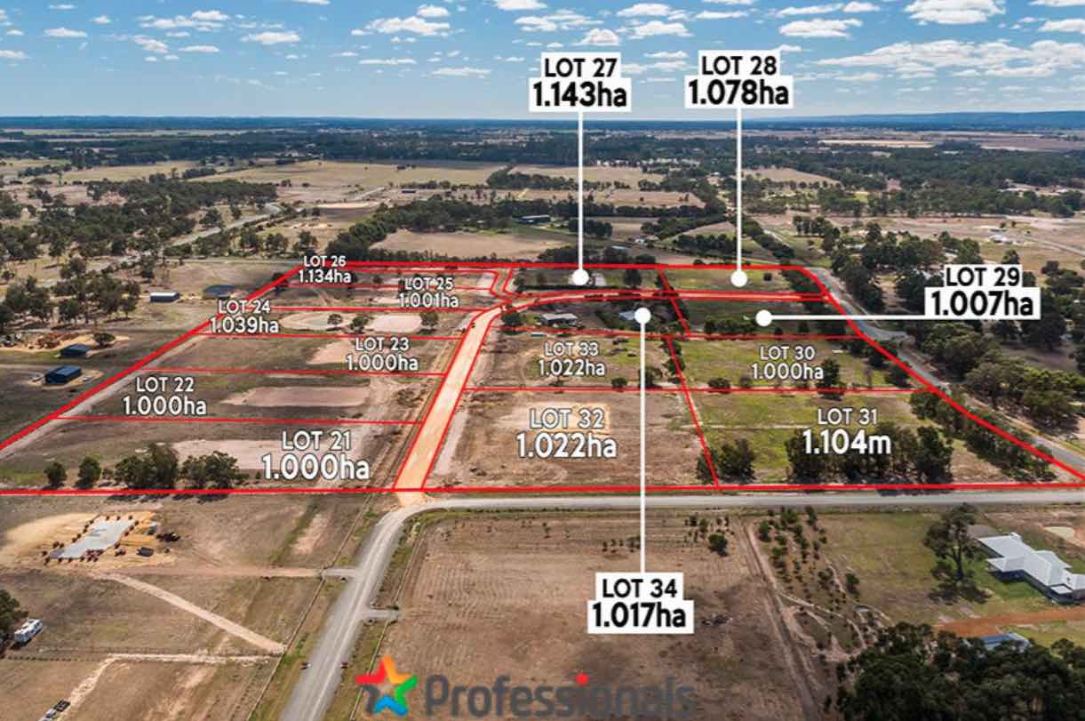 Dandalup Meadows Estate - North Dandalup Aerial