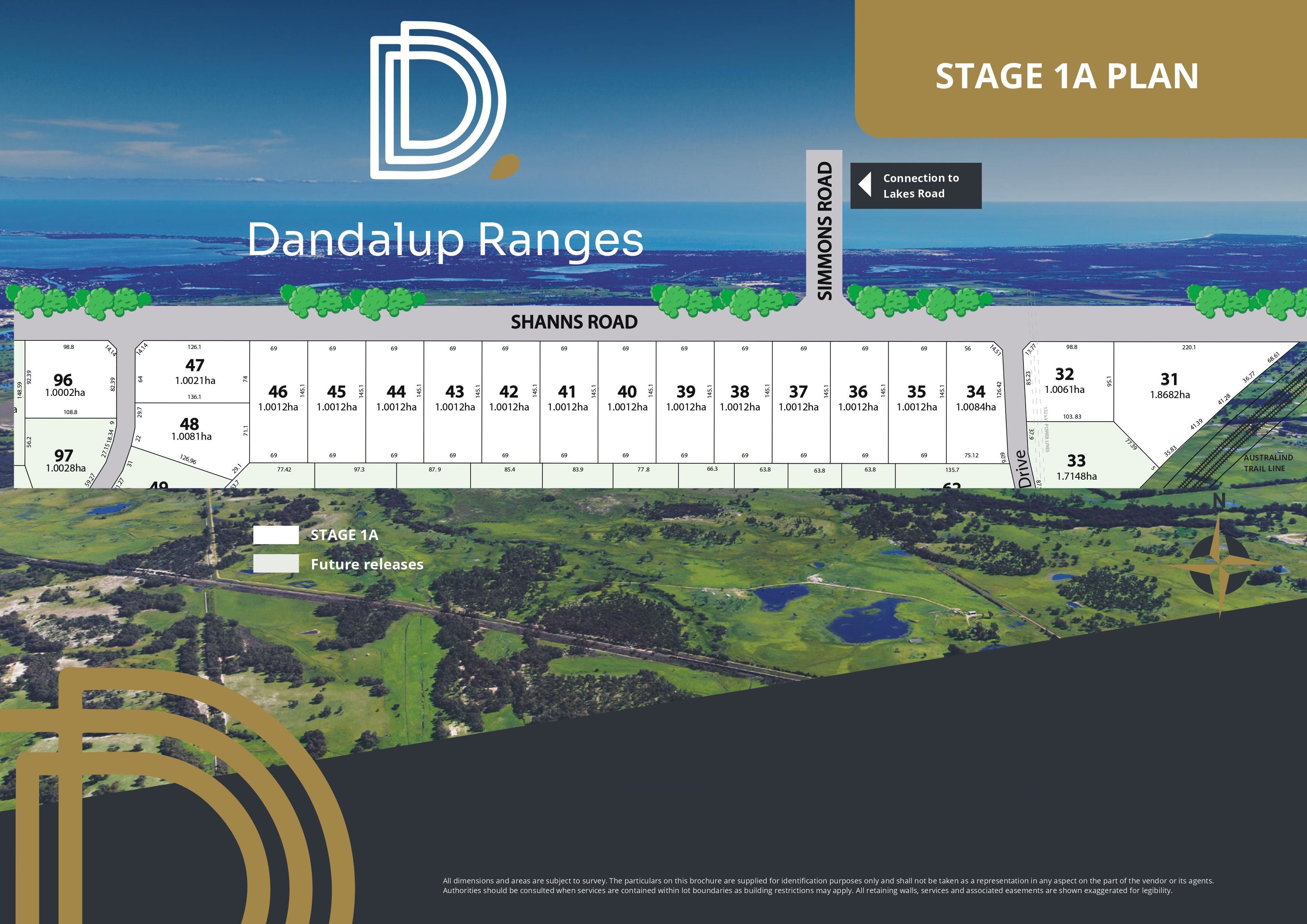 Dandalup Ranges Estate - North Dandalu Release Map