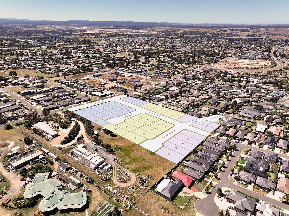 Darling Darley Estate - Darley Aerial